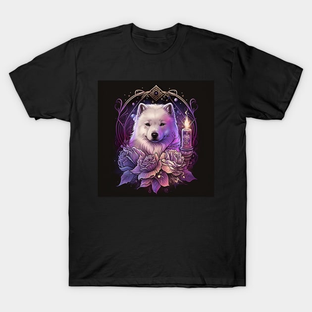 Witchy Samoyed T-Shirt by Enchanted Reverie